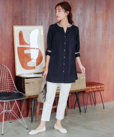 Tiaclasse 【新色追加・洗える】アンクルテーパードパンツ