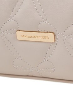 Maison de FLEUR スカーフ付リボンキルティングトートバッグ