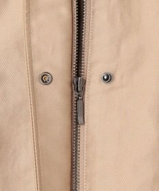 ICB L 【配色襟取り外し可能】ライトモールスキン キルトライナー付きバーンジャケット