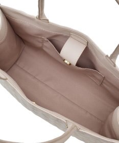 Maison de FLEUR スカーフ付リボンキルティングトートバッグ