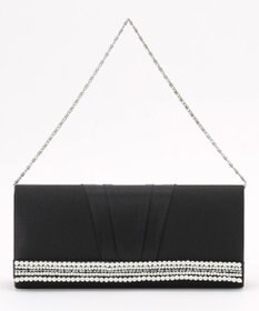 ANY SIS 【2WAY】パール調ラインクラッチ バッグ