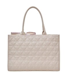 Maison de FLEUR スカーフ付リボンキルティングトートバッグ