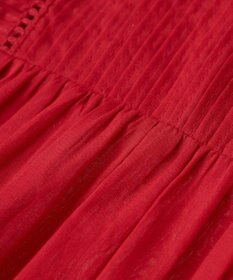 earth music&ecology フリルピンタック半袖ブラウス