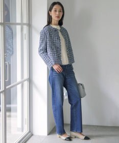 J.PRESS LADIES 【洗える】CLEAR COTTON BLEND ボトルネック ニット