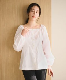 #Newans 【ANSWER for ほど甘トレンド】スクエアネックペプラムブラウス