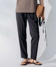 自由区 【洗える・XSサイズあり】ライト2WAYストレッチテーパード パンツ