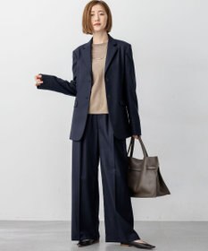 23区 【セットアップ対応】TWサキソニー タックワイド パンツ