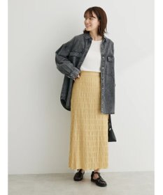 Green Parks ・ＳＵＧＡＲ　ＳＰＯＯＮ　シャーリングギャザースカート