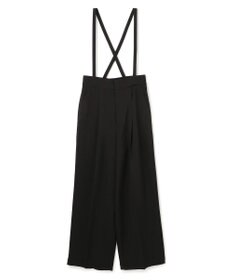 uncrave ウォッシャブルドライサップ ワイドパンツ（サスペンダー付き）