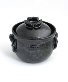 たち吉 【たち吉】黒釉ご飯鍋(三合）〈１個〉信楽焼