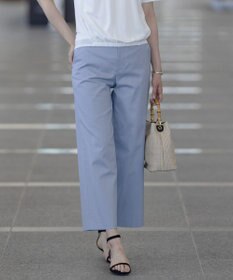 J.PRESS LADIES S 【セットアップ対応・洗える・撥水】コットンFITTY ストレート パンツ