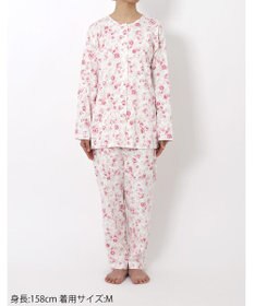 Wing 【数量限定　特別価格】 パジャマ 長袖 長ズボン 綿100％ スムース素材 レディース EP7990 ウイング／ワコール