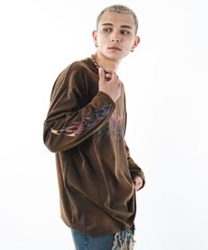 WEGO 【ユニセックス着用ITEM】フレイムグラフィックBIGT（LS）