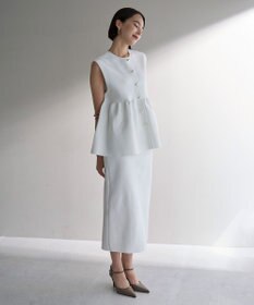 UNFILO ポリエステルフォルム Ｉラインスカート