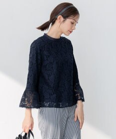 組曲 L 【23SS】ラッセルフラワーレースブラウス