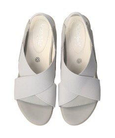 INTER-CHAUSSURES 【BUSSOLA】ワイドエラスティッククロスベルトサンダル
