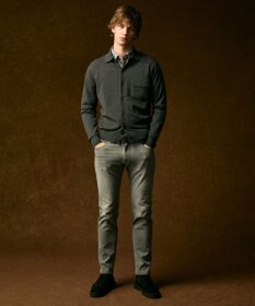 JOSEPH ABBOUD 【チクチクしない/イージーケア/3シーズン対応/サスティナブル】SNOWY  シャツカーディガン