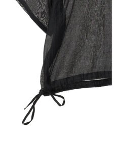 Green Parks シアー裾ドロストシャツ