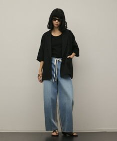 GRACE CONTINENTAL コンビドロストデニムパンツ