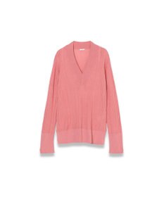 JOSEPH クリンクルリブ　Vネックニット