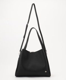 LA BAGAGERIE ソフトシュリンク2WAYハンドバッグ large