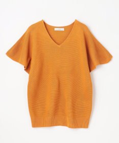 ANY 【洗濯機可/UVケア/アンチピリング】アクリルガーター バタフライスリーブニット