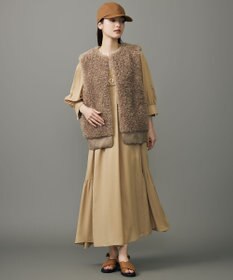 自由区 L 【SHIHOさん着用】カルガンラムエコファー ジレ