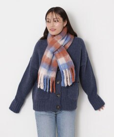 MOONBAT PAUL&JOE ACCESSOIRES(ポール&ジョー) ボリュームマフラー ブロックチェック