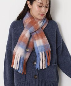 MOONBAT PAUL&JOE ACCESSOIRES(ポール&ジョー) ボリュームマフラー ブロックチェック