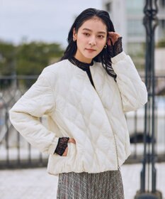 ANY モールキルトブルゾン エクリュ