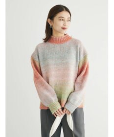 Green Parks グラデーションニットプルオーバー