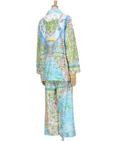 tsumori chisato SLEEP ツモリチサト パジャマ 綿100%(本体) サテン 長袖 長ズボン レディース UDX506/ワコール