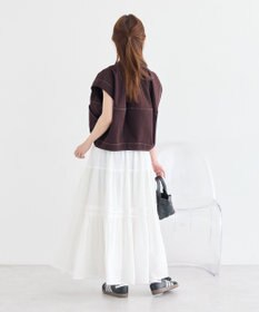 earth music&ecology コクーンフォルムシャツ