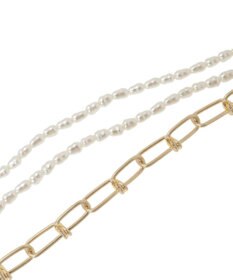 Green Parks デザインチェーンアシメネックレス