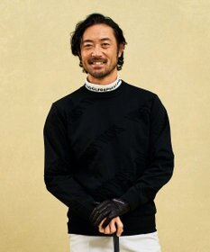 23区GOLF 【MEN】ロゴスポーツニット