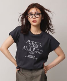 UNFILO 【新色追加】BEAUTY FORM-T cotton ロゴ フレンチスリーブ Tシャツ