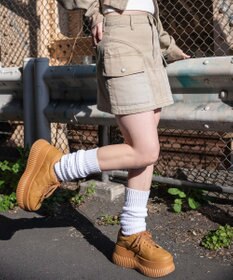 WEGO ヴィンテージウォッシュカーゴミニスカート