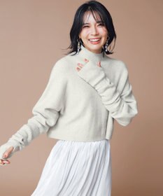 UNFILO ふわふわニット アームウォーマー