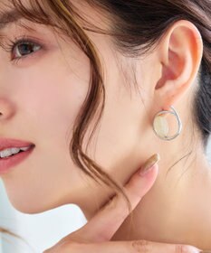 Tiaclasse カラーアクリル＋フープピアス