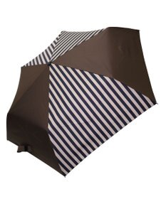 +RING 【簡単/便利】UNISEX 自動開閉式 折傘58cm BRN-STP T1239