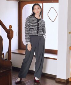 earth music&ecology タックコクーンパンツ