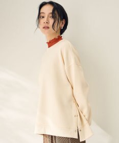 ANY L サイドドットダンボールトレーナー