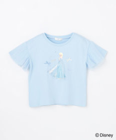 ANY KIDS 【ディズニー/FROZEN】【綿100%】袖チュール Tシャツ