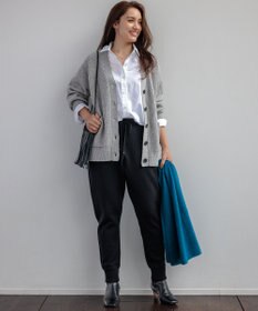 23区 L 【Lサイズ限定】ヴィスコースストレッチ ジョグ パンツ