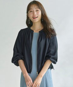 ANY SIS 【接触冷感】シアー ブルゾン