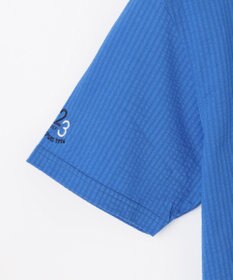 23区GOLF 【MEN】【吸水速乾・UVケア】ストレッチサッカー半袖シャツ