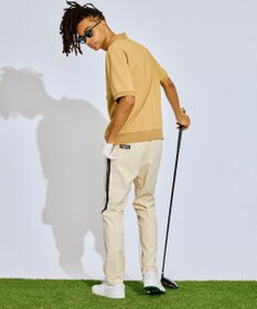 PW CIRCULUS 【撥水加工/ ストレッチ】【MEN】ベンチレーション テーパードパンツ ゴルフ