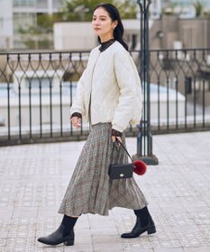 ANY L モールキルトブルゾン