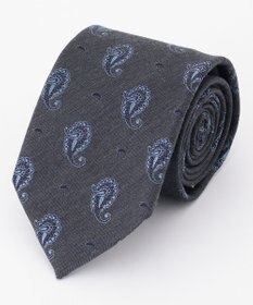 JOSEPH ABBOUD 【日本製】ペイズリーレジメンタル ネクタイ