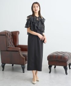 earth music&ecology SET2点フリルボレロ＋ナローワンピース